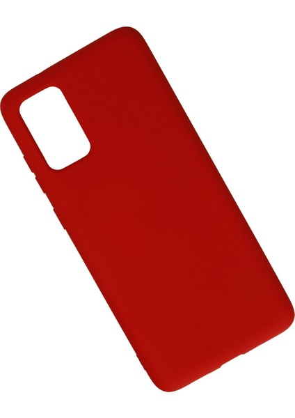 Samsung Galaxy S20 Plus Kılıf Nano Içi Kadife Silikon - Kırmızı 300099
