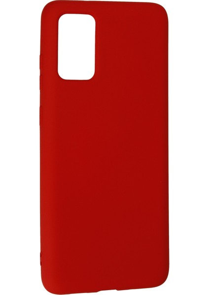 Samsung Galaxy S20 Plus Kılıf Nano Içi Kadife Silikon - Kırmızı 300099
