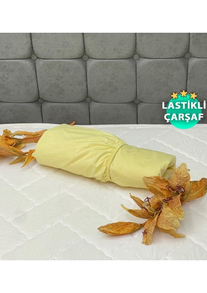 Ipliği Boyalı Pamuk Kumaş Lastikli Çarşaflar (Yüksekliği 40 Cm) - Tüm Ebatlar