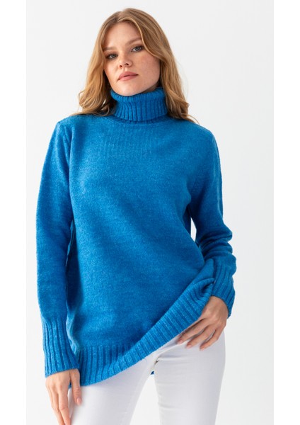 Oversize Balıkçı Yaka Kazak modelleri