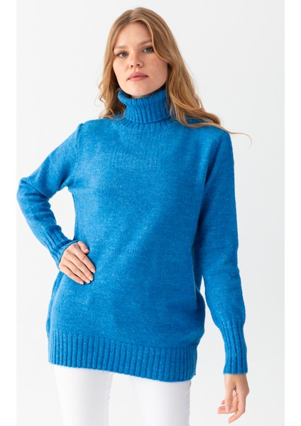 Oversize Balıkçı Yaka Kazak fırsatları