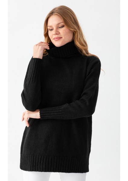 Oversize Balıkçı Yaka Kazak fırsatları