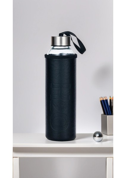 Deri Kılıflı Borosilikat Matara 500 ml 719956