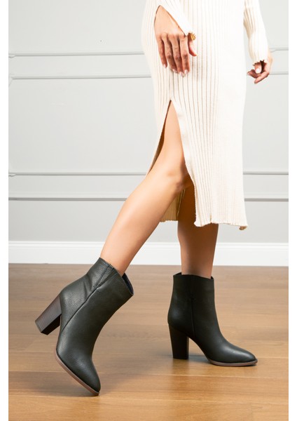 Hakiki Deri Haki Kadın Bot - E4452ZHAKC03 modelleri