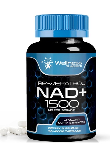 Labs Nad + Resveratrol 1500 mg 90 Kapsül