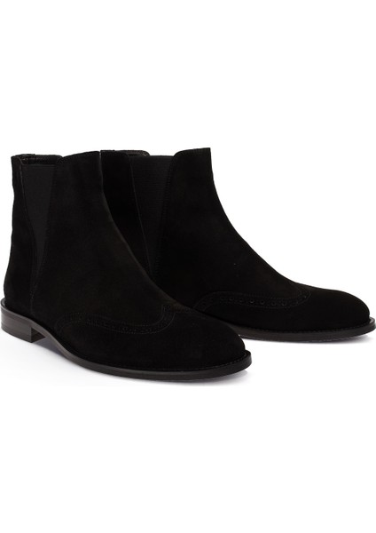 Süet Siyah Erkek Klasik Chelsea Bot - 01816MSYHM01 fiyatları