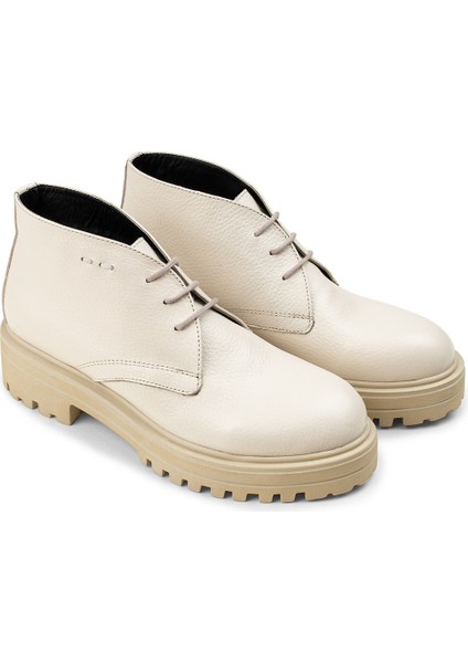 Hakiki Deri Bej Kadın Bot - 01847ZBEJE01 fiyatları