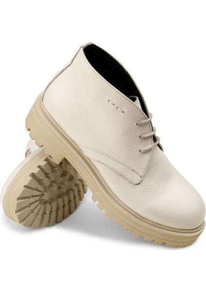 Hakiki Deri Bej Kadın Bot - 01847ZBEJE01 modelleri