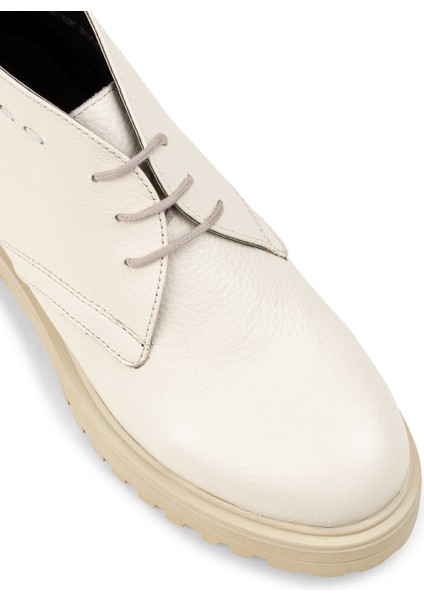 Hakiki Deri Bej Kadın Bot - 01847ZBEJE01 indirimleri