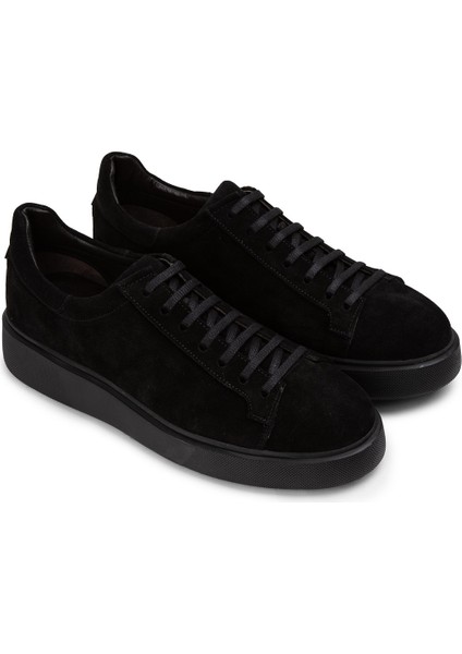 Süet Siyah Erkek Sneaker Ayakkabı - 01954MSYHE03 fiyatları