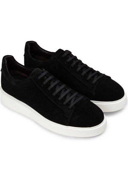 Süet Siyah Erkek Sneaker Ayakkabı - 01954MSYHE01 fiyatları