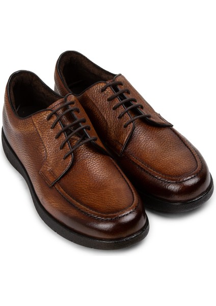 Deri Taba Rengi Erkek Günlük Ayakkabı - 01930MTBAC02 fiyatları