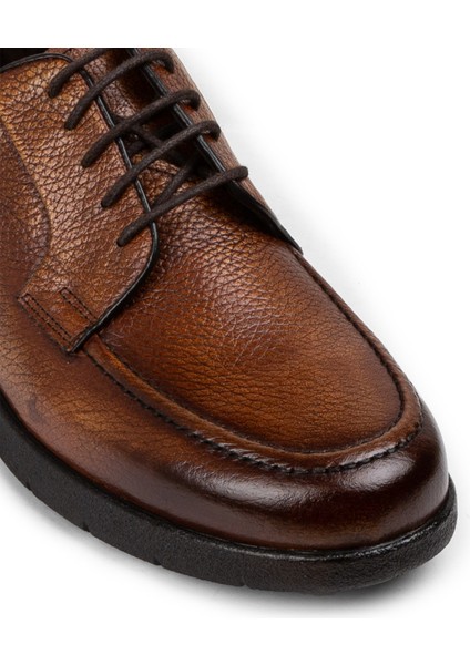 Deri Taba Rengi Erkek Günlük Ayakkabı - 01930MTBAC02 indirimleri