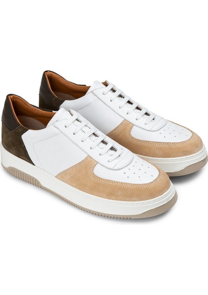 Deri Vizon Rengi Erkek Sneaker Ayakkabı - 01965MVZNE02 fiyatları