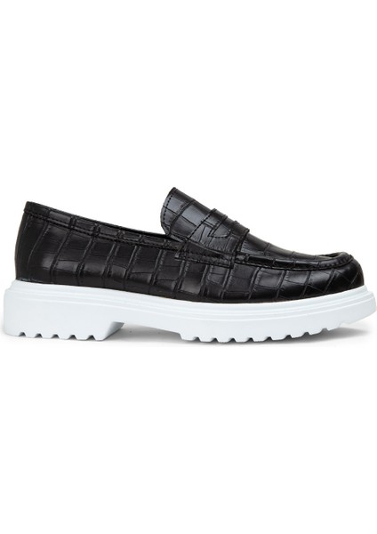 Siyah Kadın Loafer Ayakkabı - 01903ZSYHP03