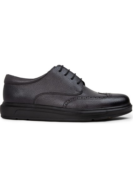 Deri Comfort Gri Erkek Günlük Ayakkabı - 01942MGRIP01