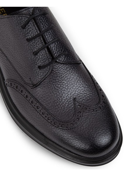 Deri Comfort Gri Erkek Günlük Ayakkabı - 01942MGRIP01
