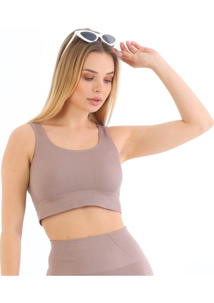Kalın Askılı Fitilli Toparlayıcı Crop Büstiyer modelleri