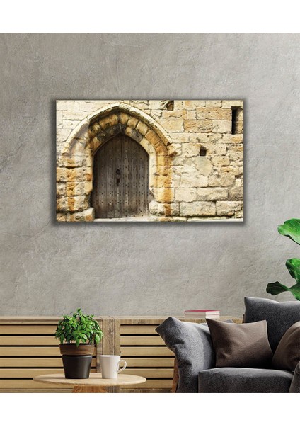Eski Kapı Cam Tablo Old Door fiyatları
