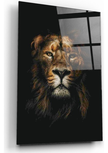 Aslan Cam Tablo