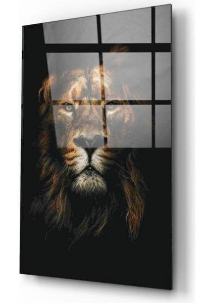 Aslan Cam Tablo