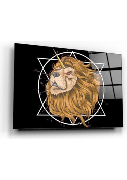 Aslan Cam Tablo