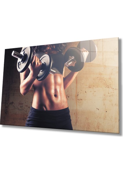 Spor Fıtnes Cam Tablo Sports Fitness