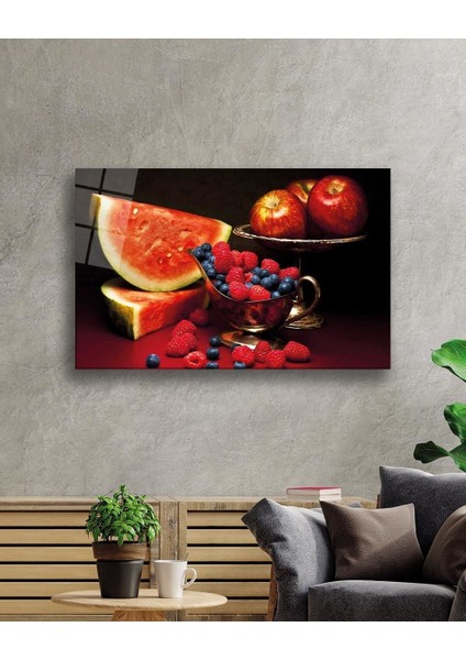 Meyveler Cam Tablo Fruits