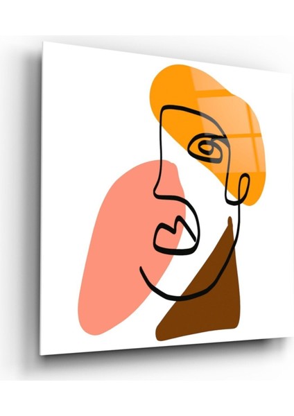 Minimal Portreler Cam Tablo