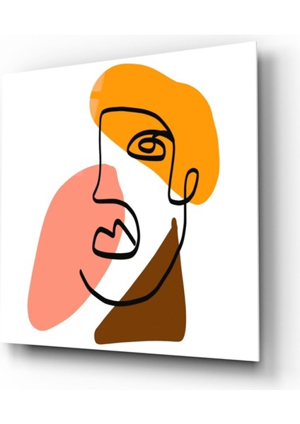 Minimal Portreler Cam Tablo