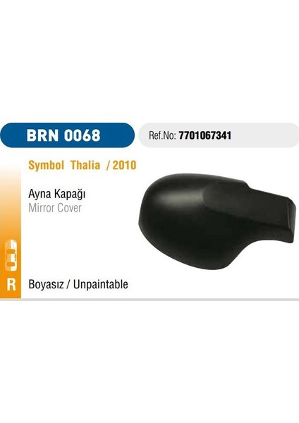 Symbol Thalia Ayna Kapagı Sag 8200634548