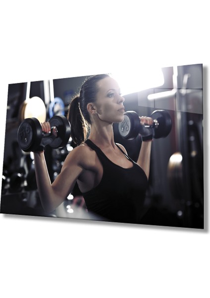 Spor Fıtnes Cam Tablo Sports Fitness