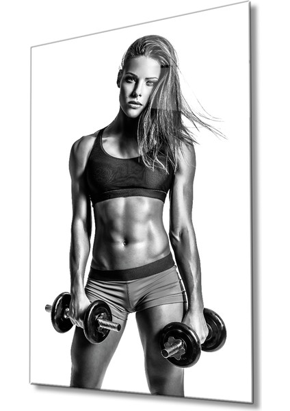 Spor Fıtnes Cam Tablo Sports Fitness