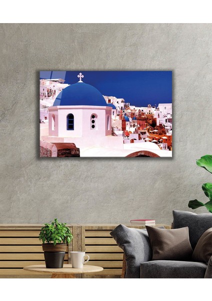 Mavi Beyaz Cam Tablo Blue White fiyatları
