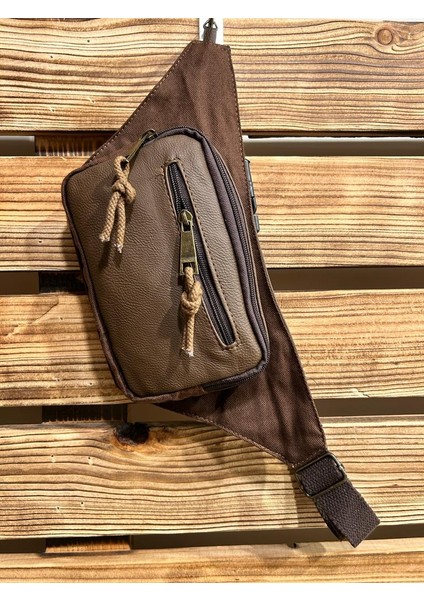 El Yapımı Otantik Bel Çantası unisex