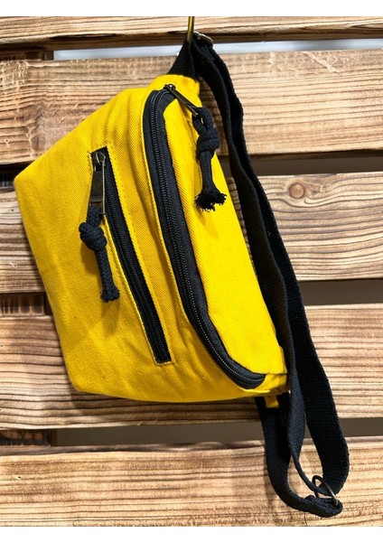 Kullanışlı Büyük Düz Renk Bel Çantası