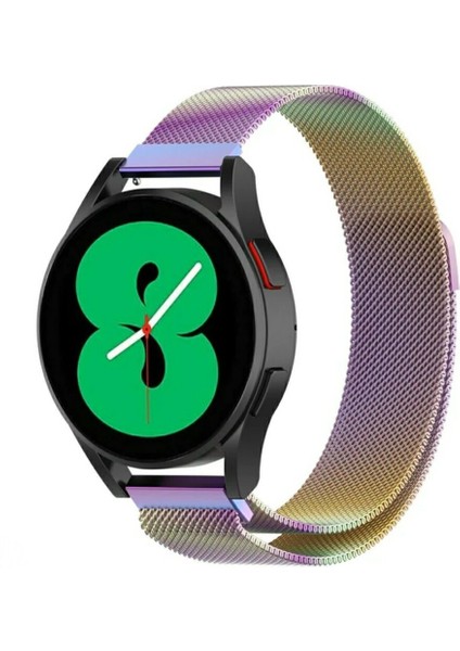 20 mm Universal Mıktatıslı Hasır Metal Kordon Gökkuşağı