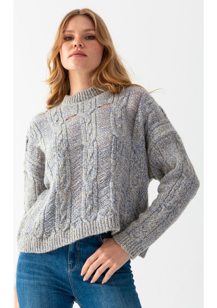 Saç Örgü Bisiklet Yaka Kazak fırsatları