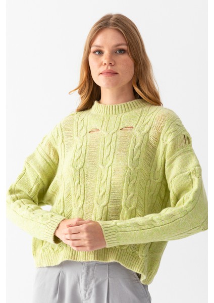 Saç Örgü Bisiklet Yaka Kazak fırsatları