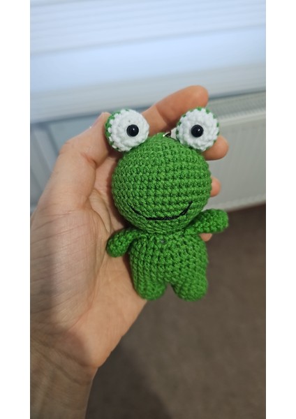Amigurumi Kurbağa Anahtarlık modelleri