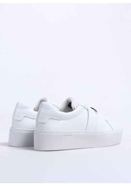 Calvin Klein Beyaz Kadın Sneaker HW0HW01862YBR