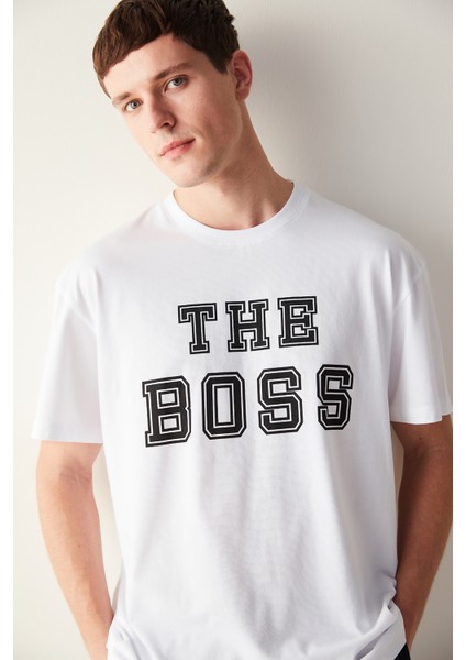 Erkek The Boss Çok Renkli Pijama Takımı