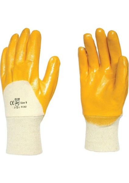 Sarı Latex Iş Eldiveni Light Star Standart-No:10 -10 Adet
