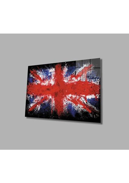 Birleşik Krallık Bayrağı Cam Tablo ,united Kingdom Flag