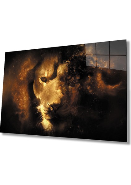 Aslan Cam Tablo