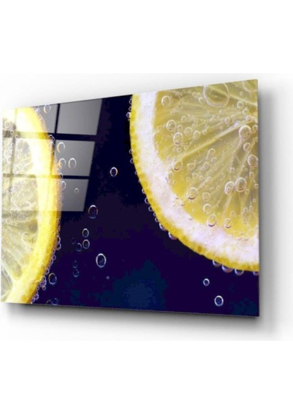 Limon Dilimleri Cam Tablo