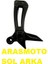 Tvs Rtr Apache 150-180 Sol Yolcu Ayaklığı Braketi (Sol Arka Braket) Yeni 2013-2016-ARASMOTO 1