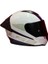 Rapıd 2 Race Drıveway Beyaz-Mavi-Kırmızı Kask (Siyah+Şeffaf Cam+Spoıler) 1