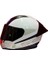 Rapıd 2 Race Drıveway Beyaz-Mavi-Kırmızı Kask (Siyah+Şeffaf Cam+Spoıler) 4