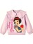 Yeni Sezon Bebe Yakalı Öpücük Kapama Prenses Baskılı Yırtmaçlı Tayt Sweatshirt Takım 3